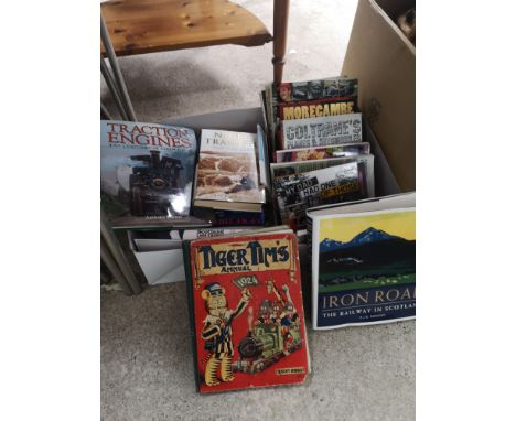 Collection of British steam engine books. 