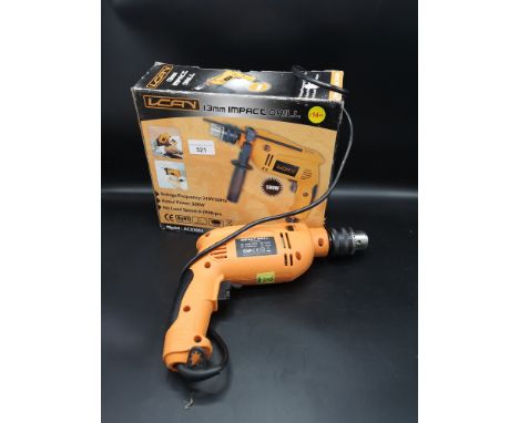 Boxed vcan impact power drill. 
