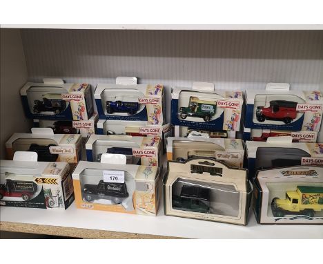 Large shelf Of boxed days gone models.. 
