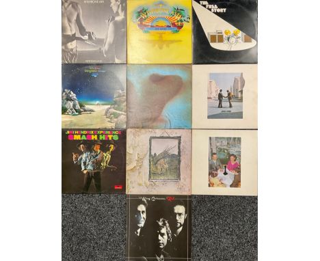 Vinyl Records LP’s Including King Crimson – Red – ILPS 9308; Led Zeppelin – IV (Untitled) – 2401012 (Red Plum Label); Presenc