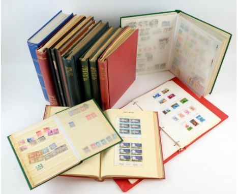 Fifteen Albums and stockbooks to include The Simplex Blank Album, The Senator green Album, Simplex Medium Stamp Album, Great 