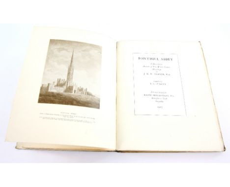 Fonthill Abbey - Water-Colour Drawings by J M W Turner, by E G Cundall (1915), privately printed for Ralph Brocklebank with c