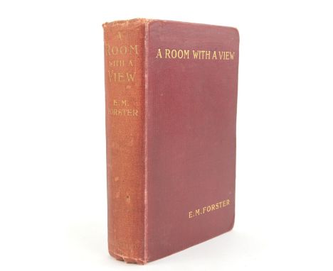 E.M. Forster, A Room With a View, pub. Edward Arnold, London (1908), First edition, first impression.  Original red verticall