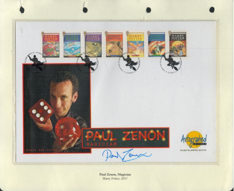 Paul Zenon signed Westminster Autographed Editions FDC with stamps and printed postmark 17th July 2007. Paul Zenon (born Paul