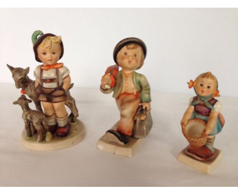 3 Goebel Hummel figures - 1 a/f.