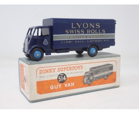 A boxed Dinky Toys No.514 Guy 'Lyons' Van 