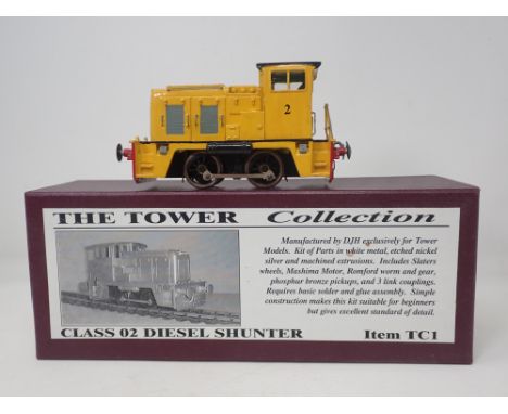 A DJH 'The Tower Collection' fine scale 0 gauge Class 02 Diesel Shunter 