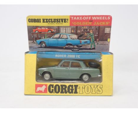 A boxed Corgi Toys No.275 metallic grey Rover 2000TC 