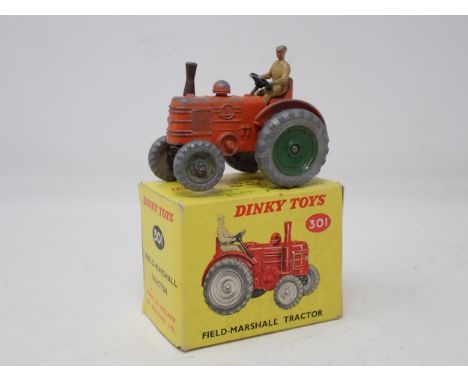 A boxed Dinky Toys No.301 Field-Marshall Tractor 