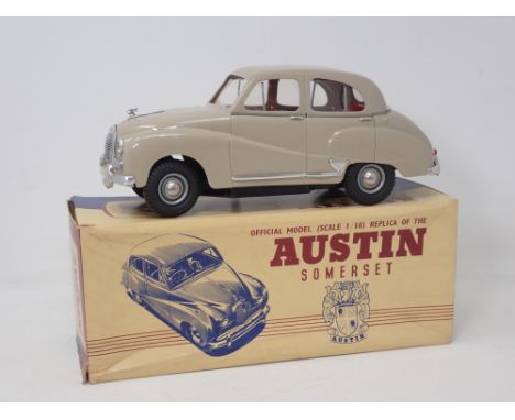 A boxed Victory Models 1/18 scale electric Model of an Austin A40 Somerset 