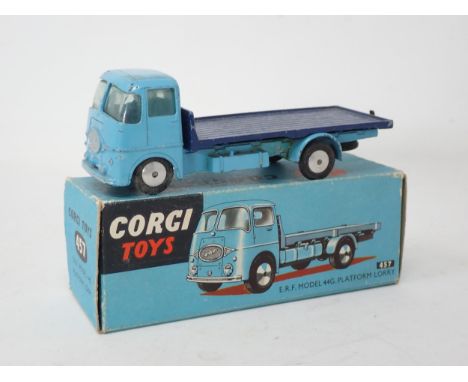 A boxed Corgi Toys E.R.F. Platform Lorry 