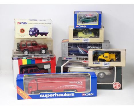 Two boxes of boxed diecast including Britains Discovery, Corgi Classics, Cameo, Lledo, etc. 