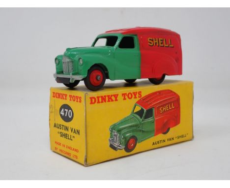 A boxed Dinky Toys No.470 Austin 'Shell' Van 