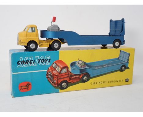 A boxed Corgi Major No.110 Carrimore Low-Loader, box A/F 