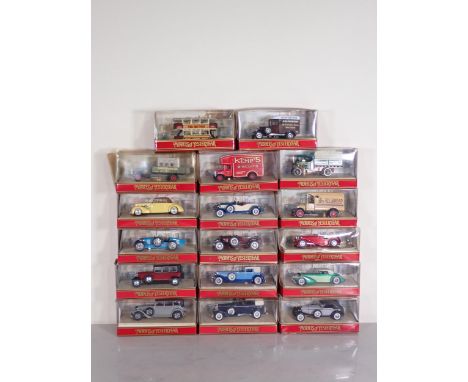 Twenty nine boxed Matchbox Models of Yesteryear including Supercharged Bentley, Morris Courier, Bugatti Type 35, etc. 