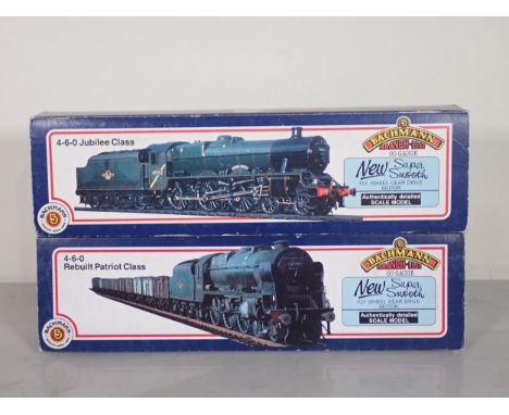 A boxed Bachmann 00 gauge Jubilee Class and a boxed Rebuilt Patriot Class 