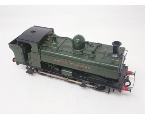 A Zero Zephyrs fine scale 0 gauge 57XX 0-6-0P.T Locomotive, well made and finished in GWR green livery 