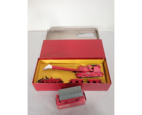 A boxed Hornby Dublo 4620 Breakdown Crane and a boxed 4318 Packing Van 