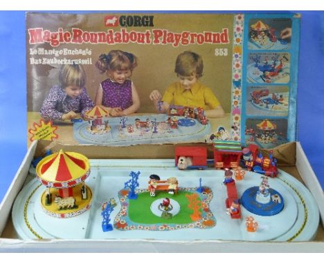 A Corgi 853 Magic Roundabout Playground, boxed.