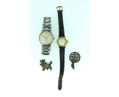 An Omega Seamaster 600 gentleman's Wristwatch, stainless steel, the silvered dial with baton markers, on stainless steel brac