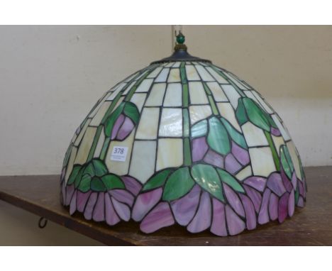 A Tiffany style lamp shade