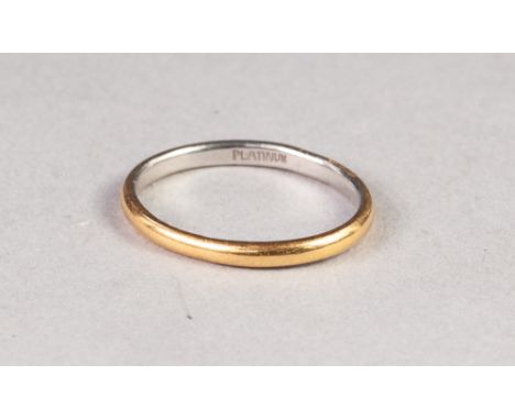 A WEDDING RING, 2.8gms 