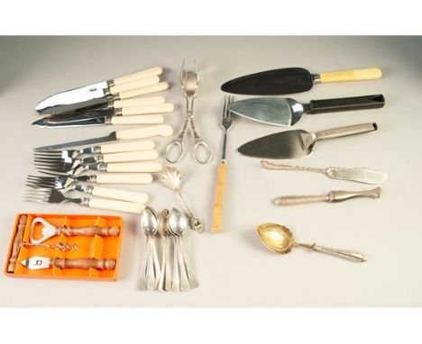WELLNER, ONE HUNDRED AND ELEVEN PIECE ELECTROPLATED PART TABLE SERVICE OF CUTLERY FOR TWELVE PERSONS, including: soup ladle, 