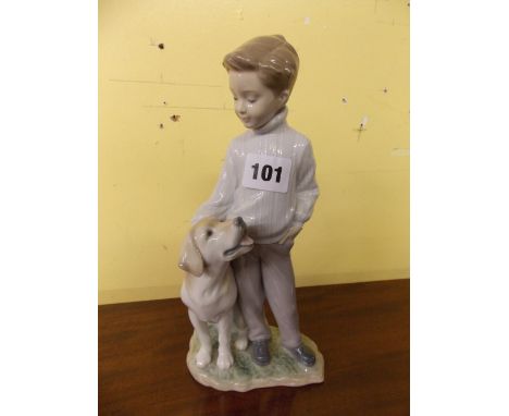 LLADRO FIGURE 6902 "MY FAITHFUL FRIEND" 25CM HIGH