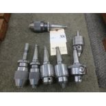 Lot (7) Asst'd Drill Chucks