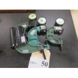 Lot (3) Federal Snap Gages, 0 - 1'', 1'' - 2'', 2 '' - 3''