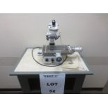 Mitutoyo Toolmaker Microscope, Type B1-5, WF15X Eye, 2x Objective, With Cart