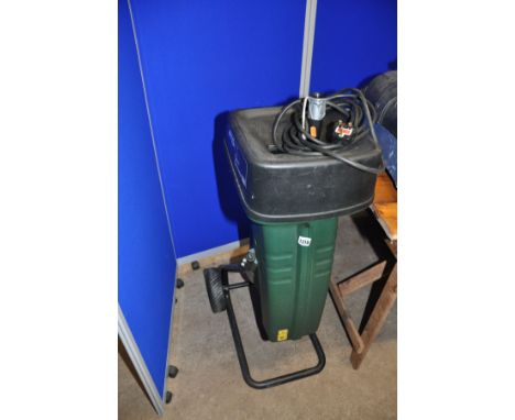 AN ATCO QUIET SHREDDER 1800 GARDEN SHREDDER with push stick and a Garden line BVH2500 garden blower with collection bag (both