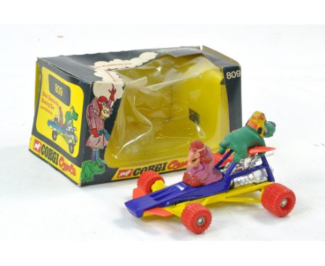 Corgi No. 809 Dick Dastardly Racing Car with Figures. Generally excellent, no obvious sign of wear other than would benefit f