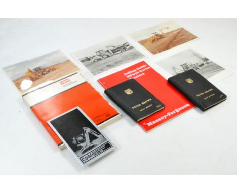 Tractor and Machinery Literature comprising Massey Ferguson MF600 Series Selling Guide, Duo of David Brown Sales Manuals, Com