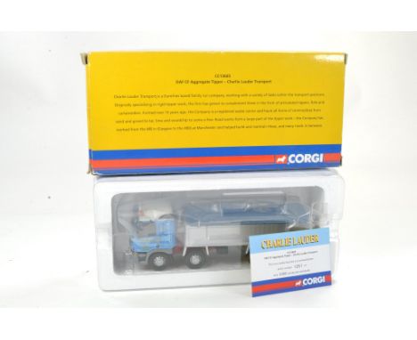 Corgi 1/50 diecast model truck issue comprising No. CC13605 DAF CF Tipper in the livery of Charlie Lauder. Generally good, mi