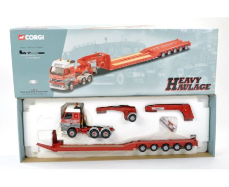 Corgi Diecast Model truck issue comprising No. CC12404 Heavy Haulage Volvo King Trailer in the livery of Chris Bennett. Excel