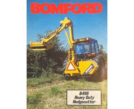 A Selection of Tractor and Machinery brochures / Literature. From a single owner collection, many unpunched examples in mostl