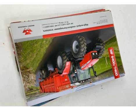 A Selection of Tractor and Machinery brochures/Literature. From a single owner collection, unpunched examples in mostly unspo
