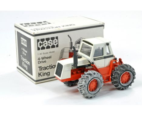 Conrad 1/40 Farm issue comprising Case Traction King Tractor. Generally good, tyres require careful cleaning in very good box