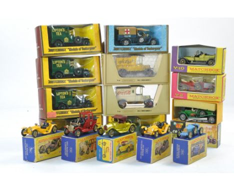 Sixteen Matchbox Models of Yesteryear (inc single Corgi Classics) comprising various series with some earlier issues. General