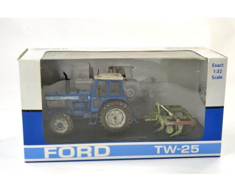 Universal Hobbies 1/32 farm issue comprising Ford TW-25 Tractor with Bomford Plough, Limited Edition 'still hard at work'. Ex