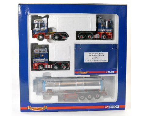 Corgi diecast model truck issue comprising No. CC99164 Alan Lodge Set. Appears excellent. 