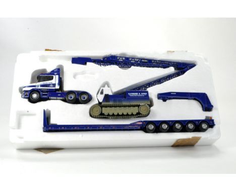 Corgi 1/50 Diecast Model Truck Issue comprising no. CC12818 Scania T King Trailer Set in the livery of O'Brien. Appears good 