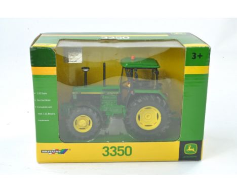 Britains 1/32 farm issue comprising John Deere 3350 Tractor. Appears excellent and secure in box. 