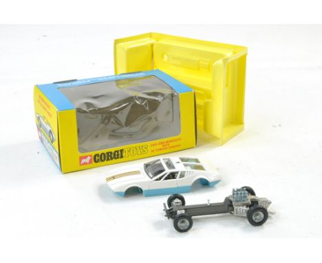 Corgi No. 271 Ghia 5000 Mangusta with De Tomaso Chassis. Excellent, a rub and a minor spot in good to very good box, some cel