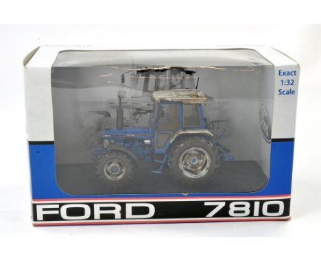 Universal Hobbies 1/32 farm issue comprising Ford 7810 Tractor, Limited Edition 'still hard at work'. Excellent and secured i