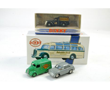 Dinky Duo of later series issues plus Cydrax commercials and Corgi issue. 