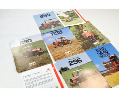 An interesting assortment of Massey Ferguson Export Tractor and Machinery Brochures (English) relating to mostly Brazil. Trac