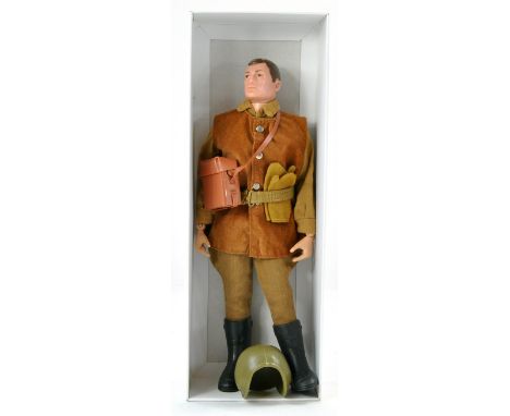 Action Man Vintage Issue comprising (reconditioned) Figure with original Military outfit. Excellent. 