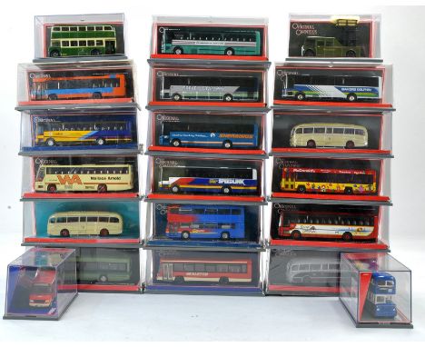 Twenty Boxed Corgi 1/76 Omnibus Series issues comprising various Bus and Coach issues in a selection of liveries. Mostly look